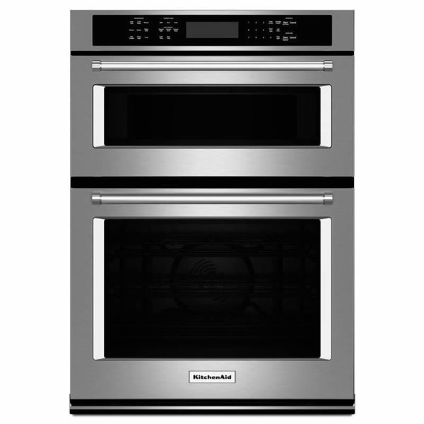 KitchenAid 27-inch, 4.3 cu. ft. Built-in Combination Wall Oven with Convection KOCE507ESS IMAGE 1