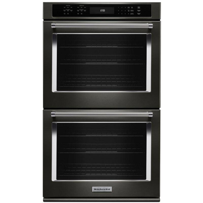 KitchenAid 30-inch, 10 cu. ft. Built-in Double Wall Oven with Convection KODE500EBS IMAGE 1