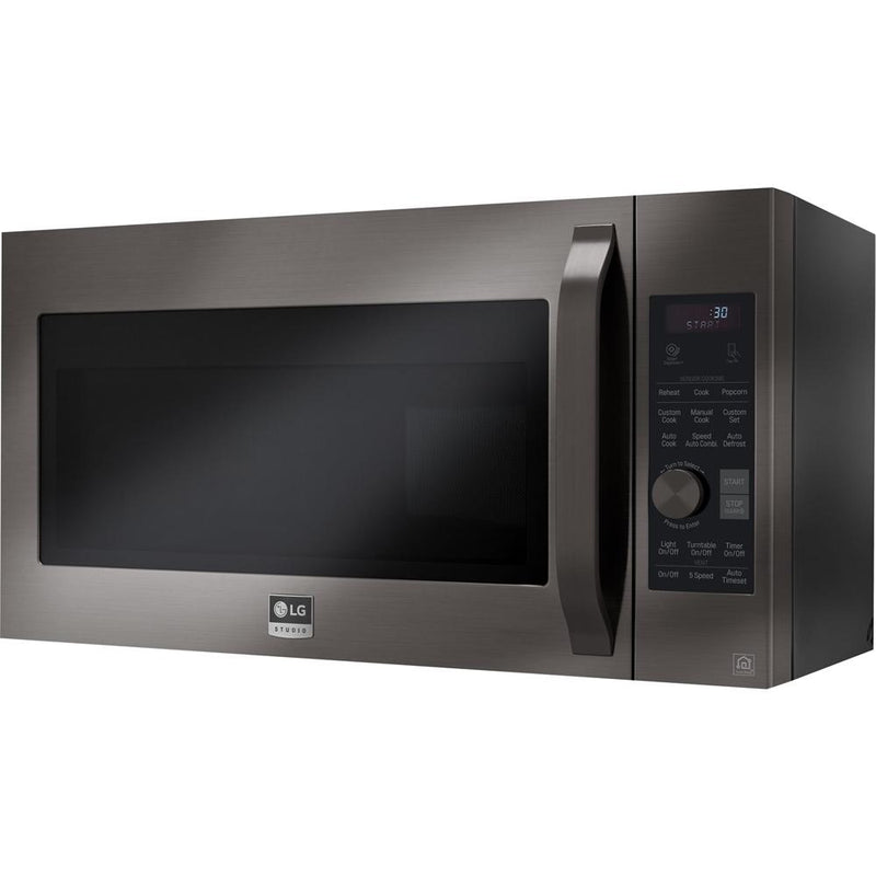 LG STUDIO 30-inch, 1.7 cu. ft. Over-the-Range Microwave Oven with Convection LSMC3089BD IMAGE 3