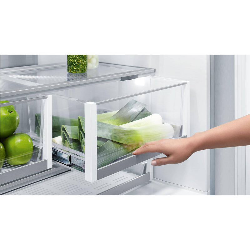Fisher & Paykel 36-inch, 16.8 cu. ft. Built-in Bottom Freezer Refrigerator with ActiveSmart™ RS36W80LJ1 N IMAGE 4