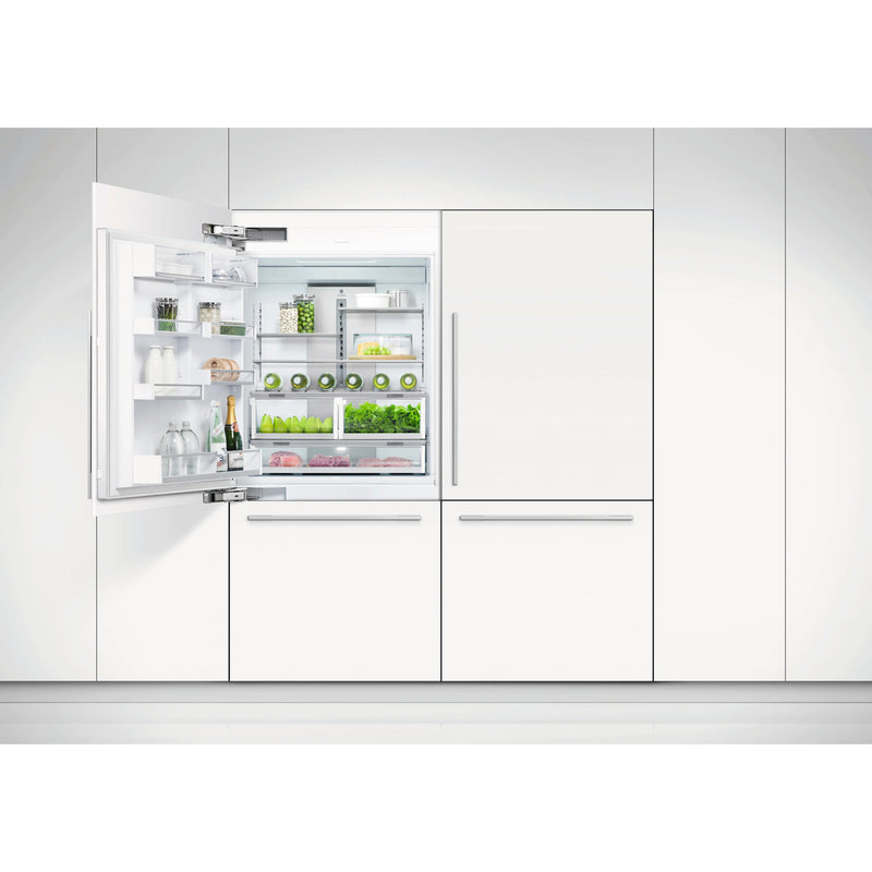 Fisher & Paykel 36-inch, 16.8 cu. ft. Built-in Bottom Freezer Refrigerator with ActiveSmart™ RS36W80LJ1 N IMAGE 8