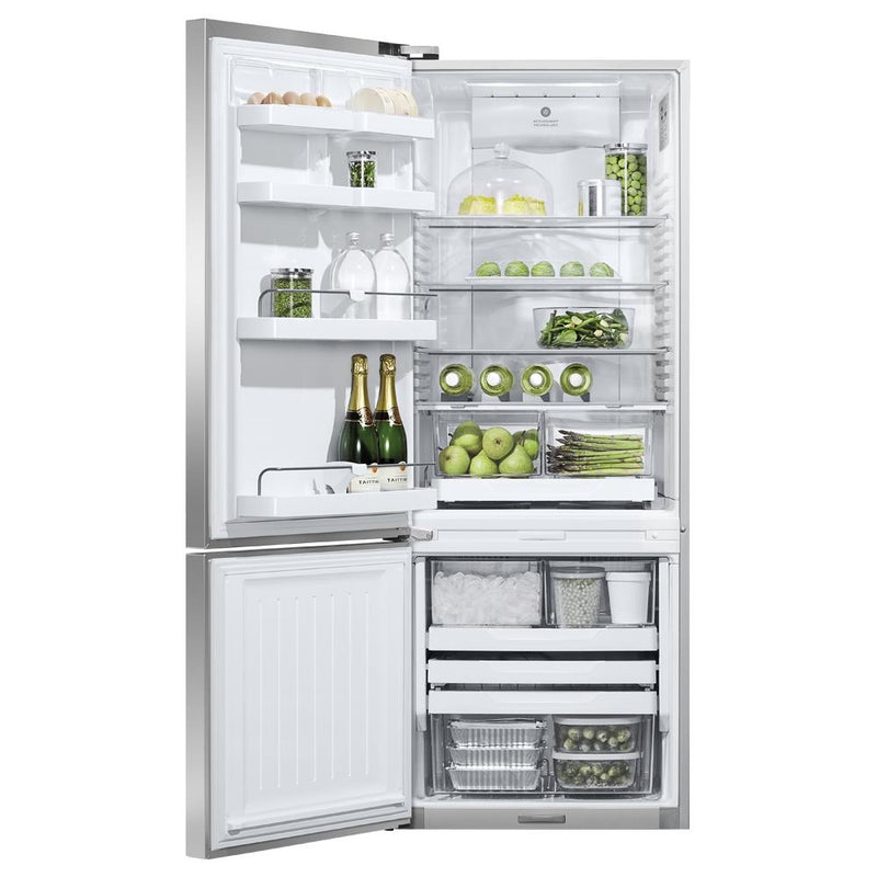 Fisher & Paykel 25-inch, 13.4 cu. ft. Counter-Depth Bottom Freezer Refrigerator with Water Dispenser RF135BDLUX4 N IMAGE 2
