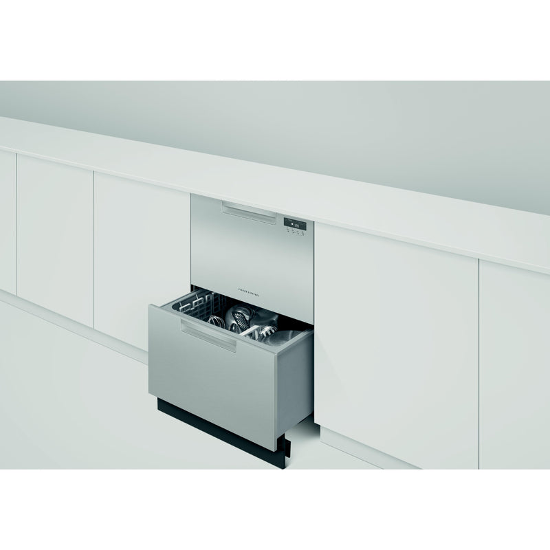 Fisher & Paykel 24-inch Built-in Double DishDrawer with SmartDrive™ Technology DD24DAX9 N IMAGE 3