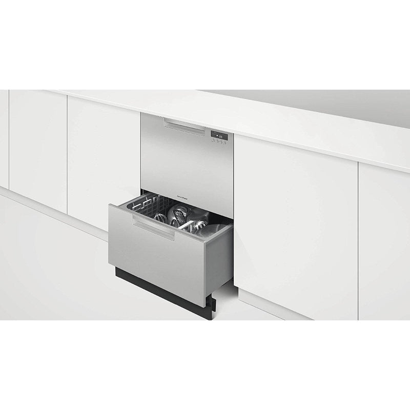 Fisher & Paykel 24-inch Built-In Double DishDrawer Dishwasher with SmartDrive™ Technology DD24DCHTX9 N IMAGE 3