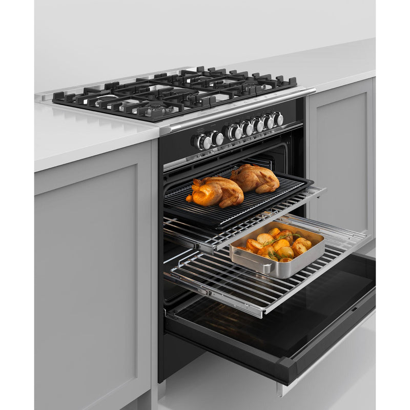 Fisher & Paykel 36-inch Freestanding Gas Range with AeroTech™ Technology OR36SCG4B1 IMAGE 6