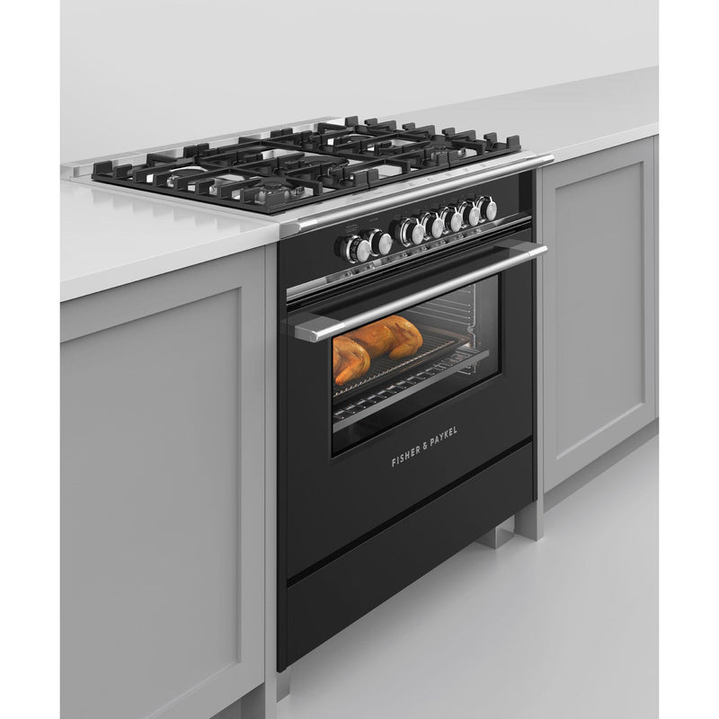 Fisher & Paykel 36-inch Freestanding Gas Range with AeroTech™ Technology OR36SCG4B1 IMAGE 7