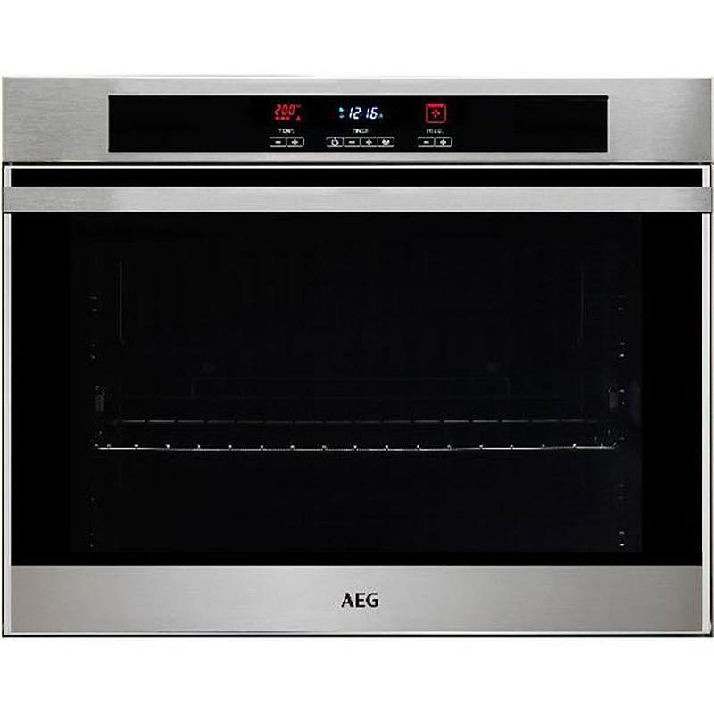 AEG 30-inch Built-in Wall Oven with ThermiC° Hot Air Cooking Technology B3007BLG IMAGE 1