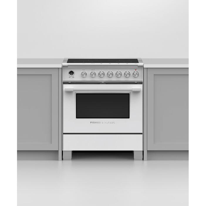 Fisher & Paykel 30-inch Freestanding Electric Range with Induction Technology OR30SCI6W1 IMAGE 5