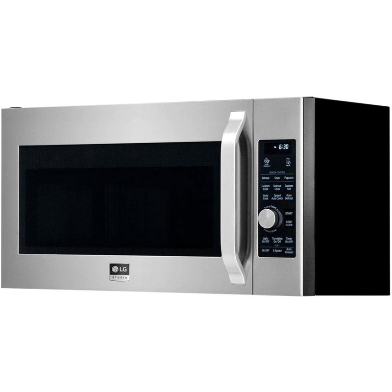 LG STUDIO 30-inch, 1.7 cu.ft. Over-the-Range Microwave Oven with Convection Technology LSMC3086SS IMAGE 3