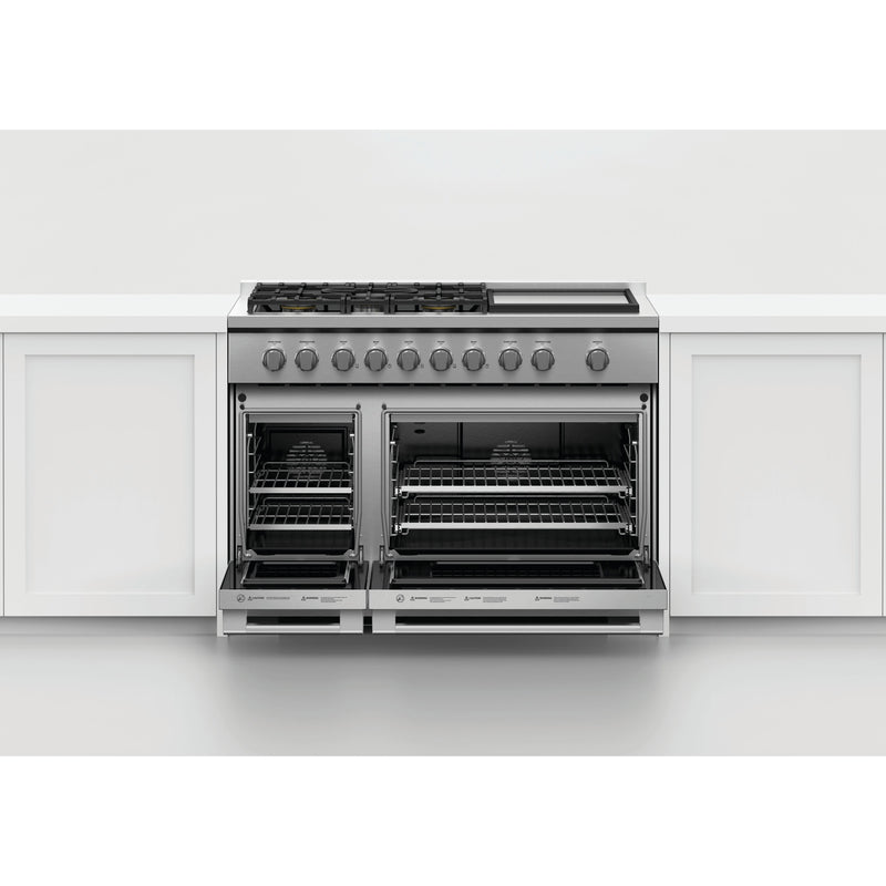 Fisher & Paykel 48-inch Freestanding Gas Range with Griddle RGV3-485GD-N IMAGE 4