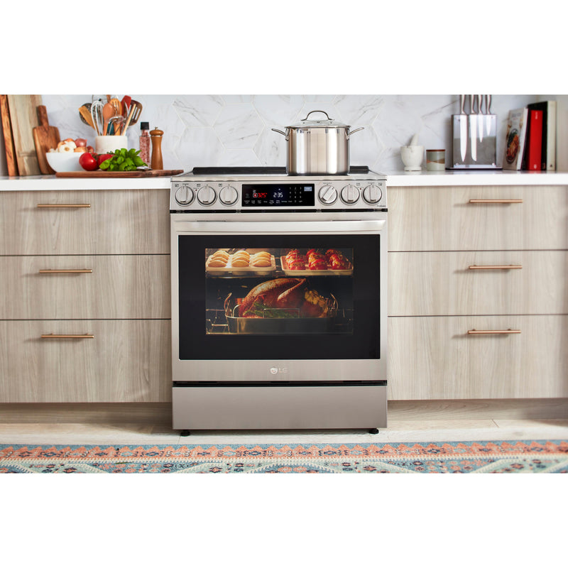 LG 30-inch Slide-In Electric Range with Air Fry LSEL6335F IMAGE 20