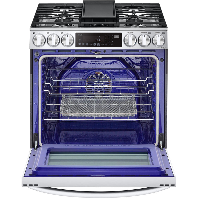 LG 30-inch Slide-In Gas Range with Air Fry LSGL6335F IMAGE 4