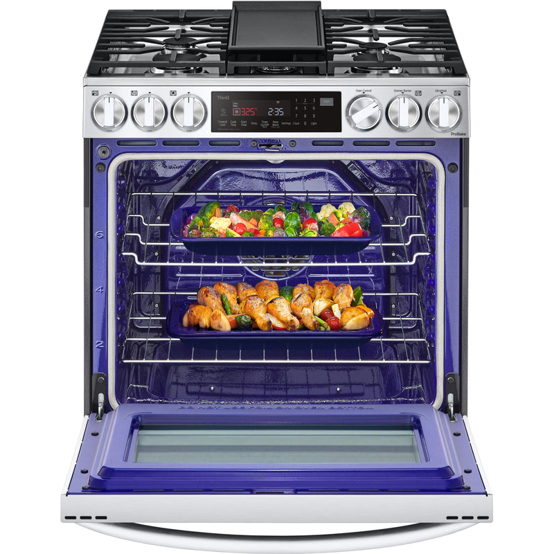 LG 30-inch Slide-In Gas Range with Air Fry LSGL6335F IMAGE 5