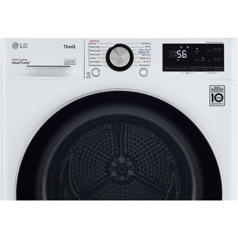 LG 4.2 cu.ft. Electric Dryer with ThinQ® Technology DLHC1455W IMAGE 3