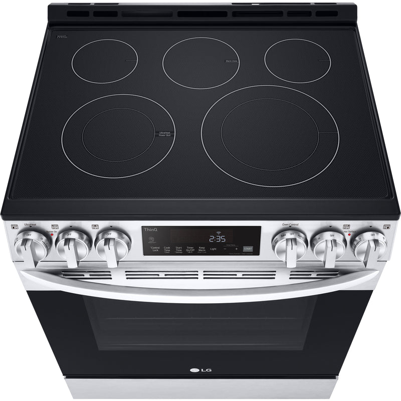 LG 30-inch Slide-in Electric Range with Air Fry Technology LSEL6333F IMAGE 2