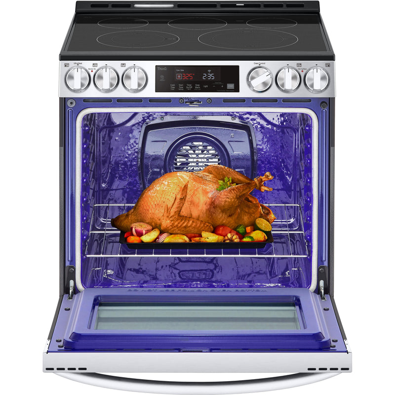 LG 30-inch Slide-in Electric Range with Air Fry Technology LSEL6333F IMAGE 3