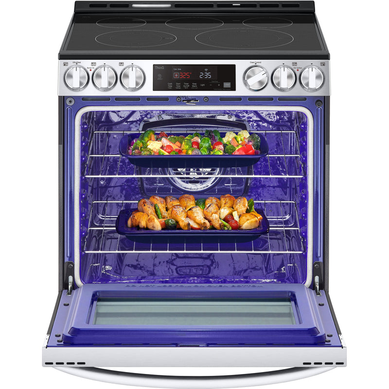 LG 30-inch Slide-in Electric Range with Air Fry Technology LSEL6333F IMAGE 4