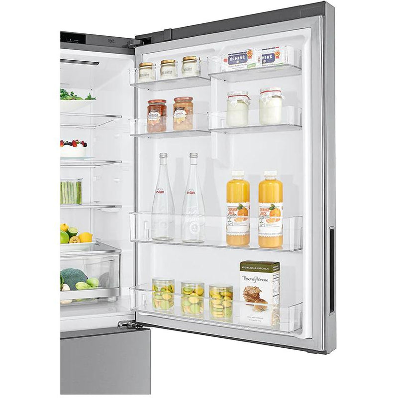 LG 28-inch, 14.7 cu.ft. Counter-Depth Bottom Freezer Refrigerator with Multi-Air Flow Cooling LBNC15251V IMAGE 11