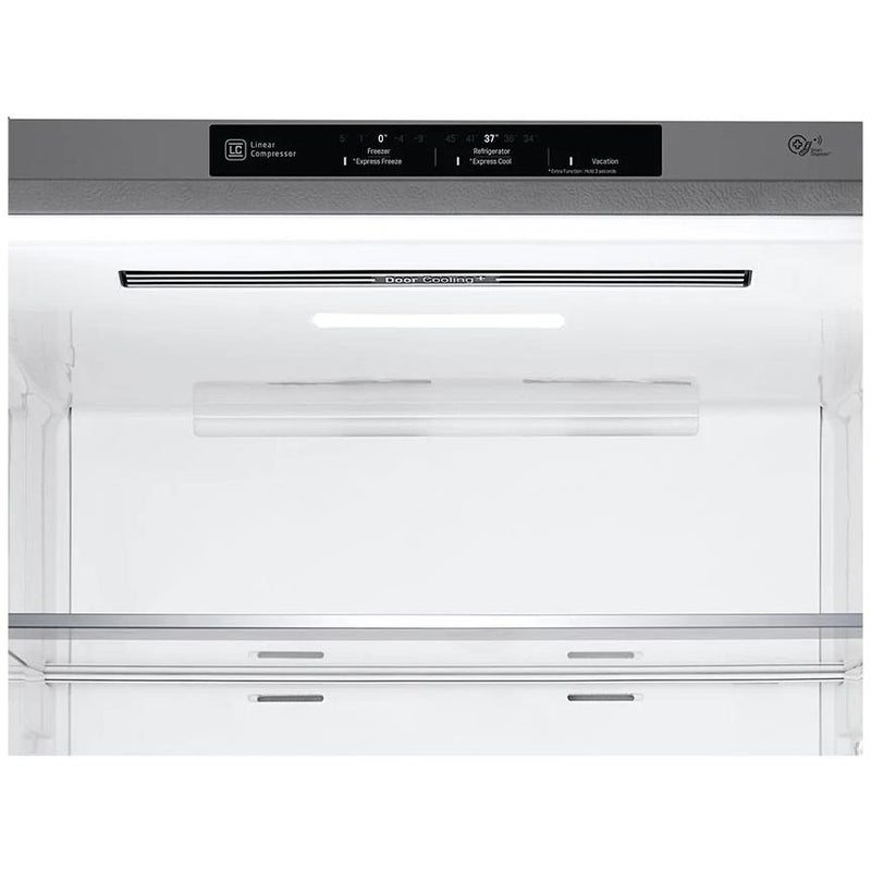 LG 28-inch, 14.7 cu.ft. Counter-Depth Bottom Freezer Refrigerator with Multi-Air Flow Cooling LBNC15251V IMAGE 4