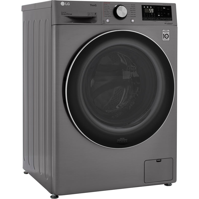 LG All-in-One Electric Laundry Center with TurboWash™ Technology WM3555HVA IMAGE 4