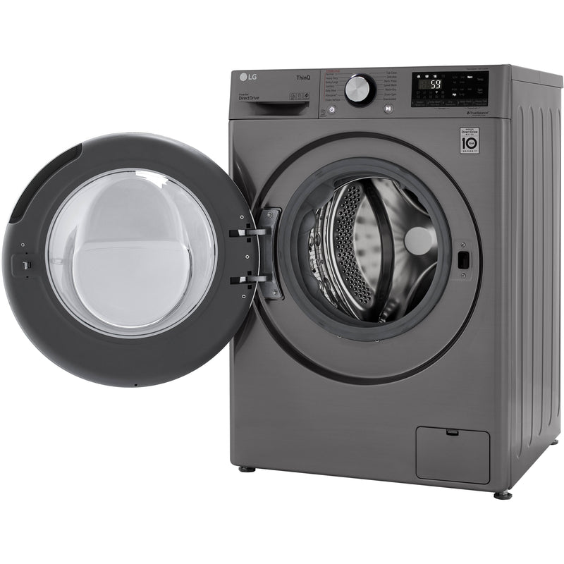 LG All-in-One Electric Laundry Center with TurboWash™ Technology WM3555HVA IMAGE 8