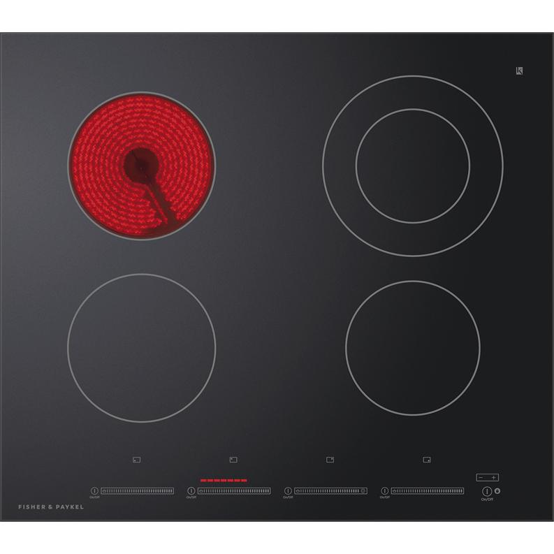 Fisher & Paykel 24-inch Built-In Electric Cooktop CE244DTB1 IMAGE 1