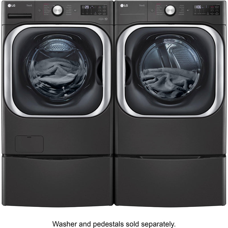 LG 9.0 Cu. Ft. Electric Dryer with Steam and Built-In Intelligence DLEX8900B IMAGE 12