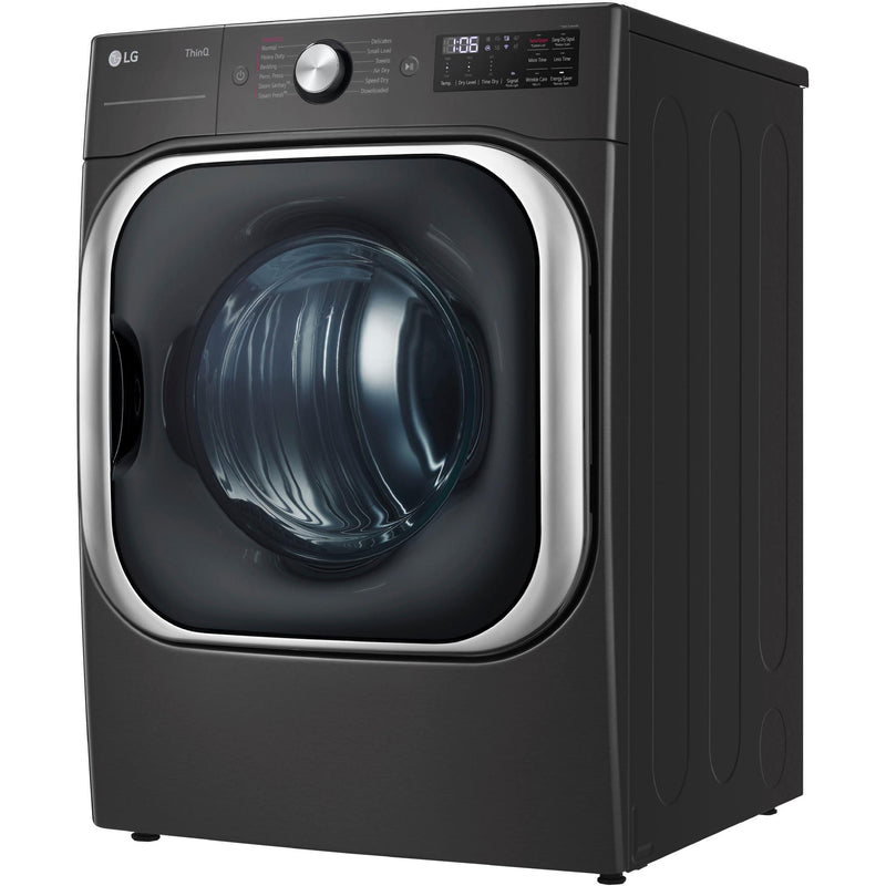 LG 9.0 Cu. Ft. Electric Dryer with Steam and Built-In Intelligence DLEX8900B IMAGE 8