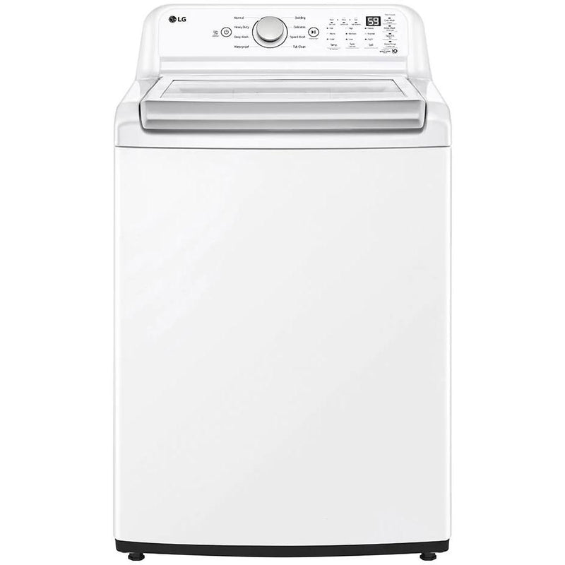 LG 5.6 cu. ft. Top Loading Washer with 4-Way™ Agitator and TurboDrum™ Technology WT7155CW IMAGE 1