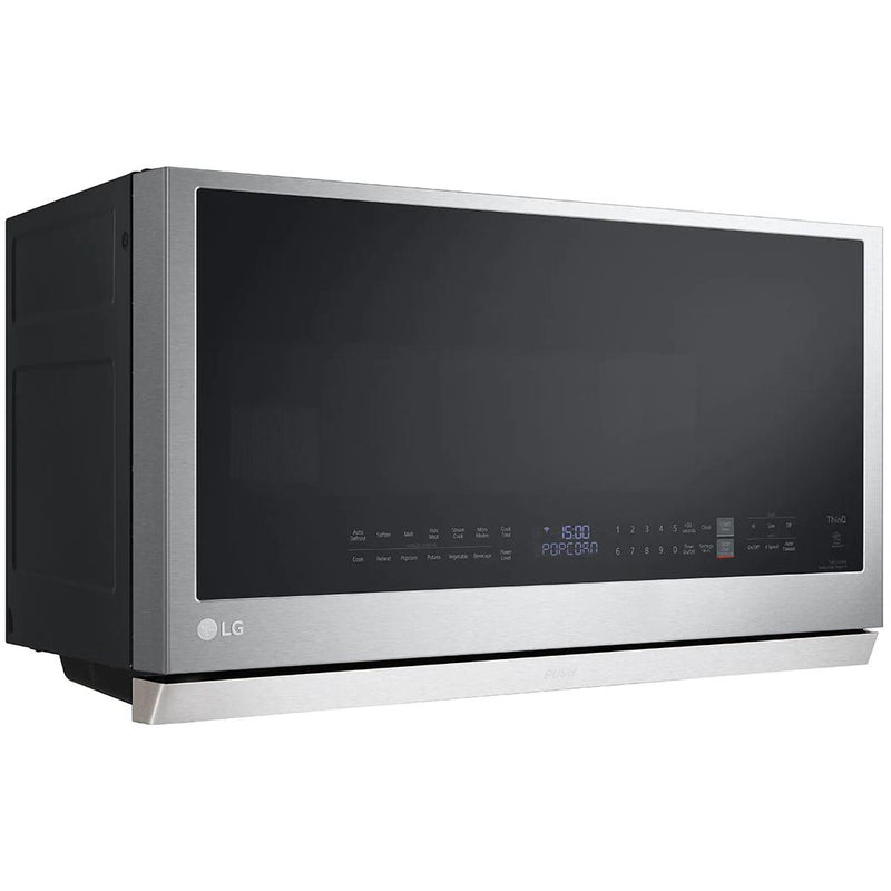 LG 30-inch, 2.1 cu. ft. Wi-Fi Enabled Over-the-Range Microwave Oven with EasyClean® MVEL2137F IMAGE 3