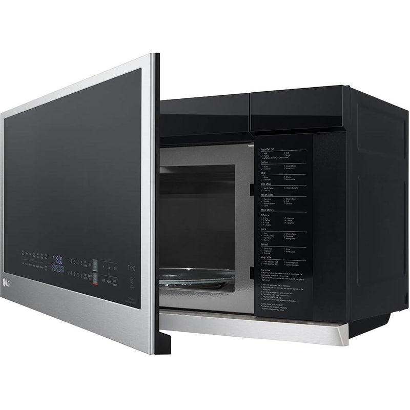 LG 30-inch, 2.1 cu. ft. Wi-Fi Enabled Over-the-Range Microwave Oven with EasyClean® MVEL2137F IMAGE 6