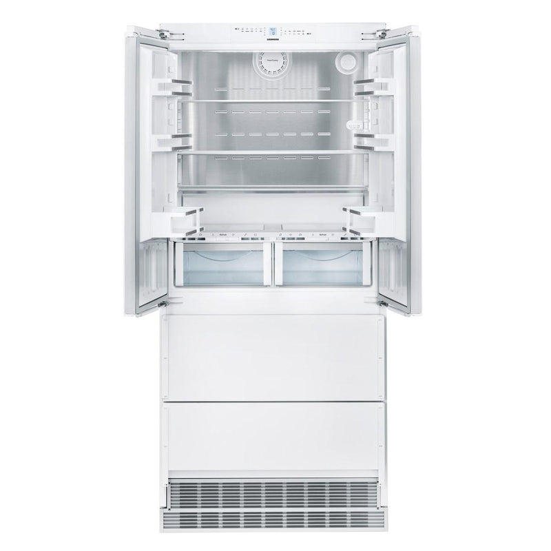 Liebherr 36-inch, 18.9 cu. ft. Built-in French 4-Door Refrigerator with Ice Maker HCB 2092 IMAGE 2