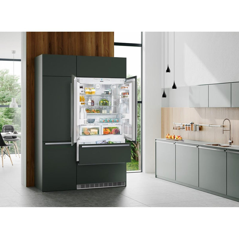 Liebherr 36-inch, 18.9 cu. ft. Built-in French 4-Door Refrigerator with Ice Maker HCB 2092 IMAGE 3