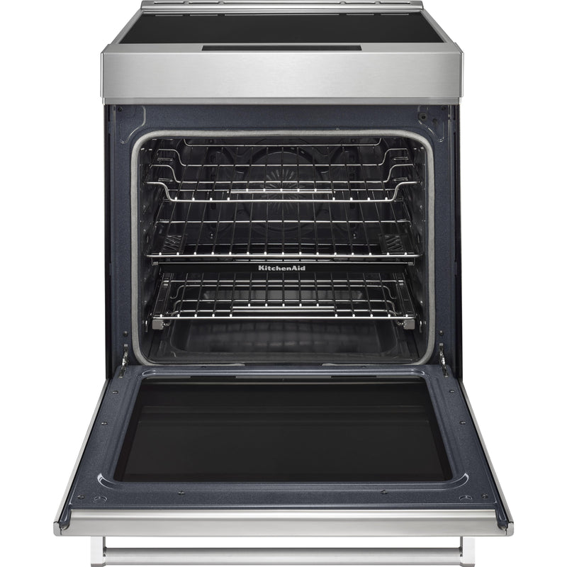 KitchenAid 30-inch Slide-In Induction Range with Air Fry Technology KSIS730PSS IMAGE 3