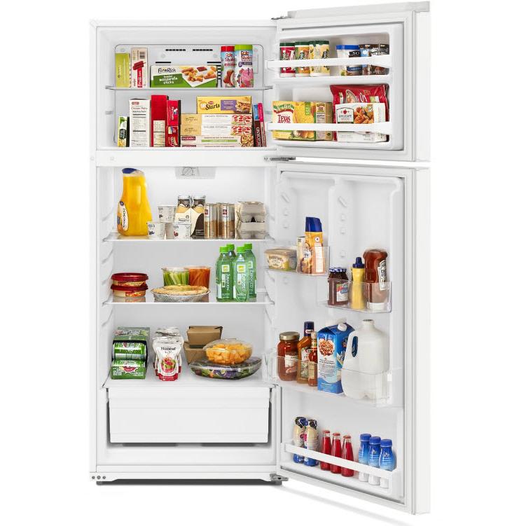 Amana 28-inch, 16.4 cu. ft. Freestanding Top Freezer Refrigerator ARTX3028PW IMAGE 3