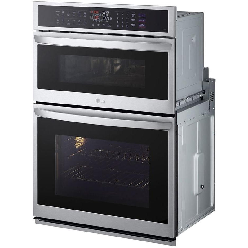 LG 30-inch, 6.4 cu.ft. Built-in Combination Wall Oven with ThinQ® Technology WCEP6427F IMAGE 3