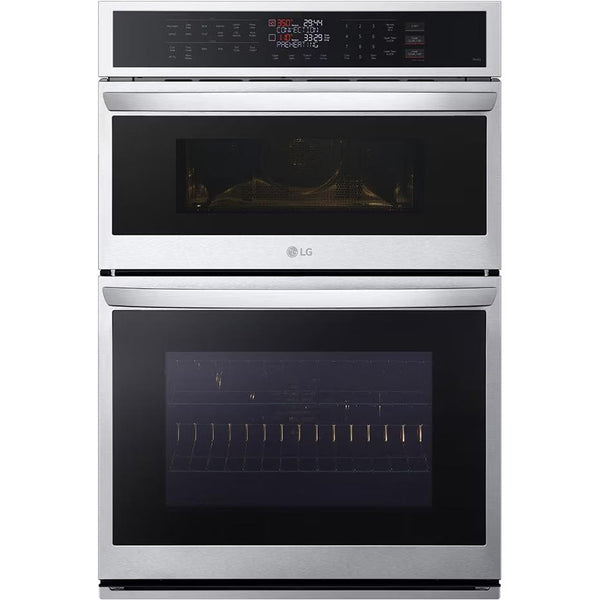 LG 30-inch, 6.4 cu.ft. Built-in Combination Wall Oven with ThinQ® Technology WCEP6423F IMAGE 1