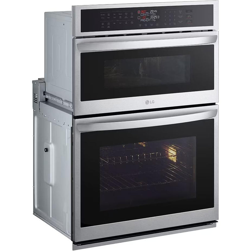 LG 30-inch, 6.4 cu.ft. Built-in Combination Wall Oven with ThinQ® Technology WCEP6423F IMAGE 2