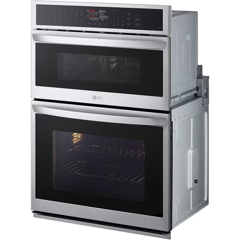 LG 30-inch, 6.4 cu.ft. Built-in Combination Wall Oven with ThinQ® Technology WCEP6423F IMAGE 3