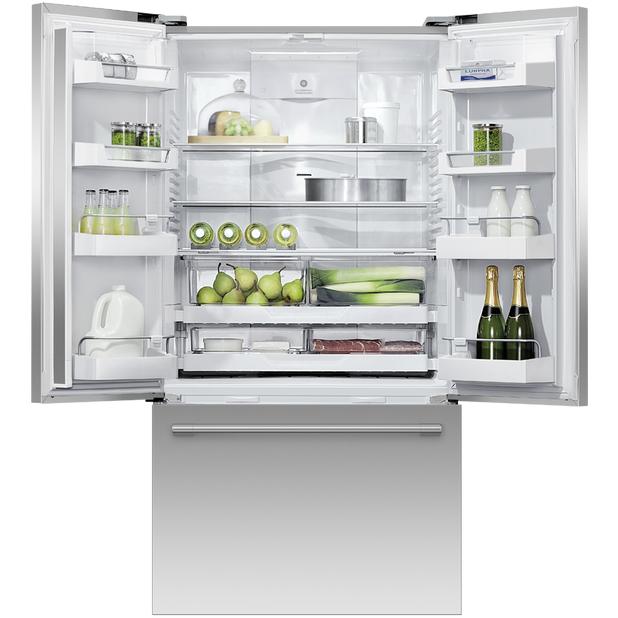 Fisher & Paykel 36-inch, 20.1 cu. ft. Freestanding French 3-Door Refrigerator with Ice and Water Dispensing System RF201AHUSX1 IMAGE 2
