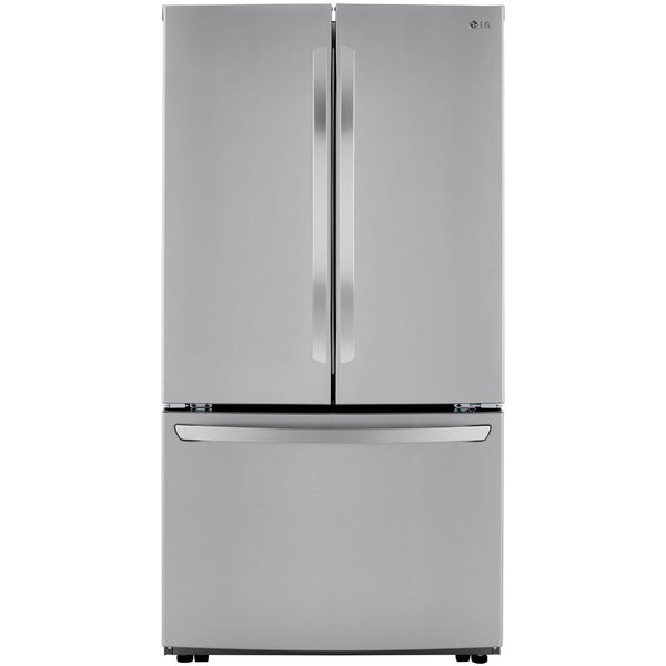 LG 36-inch, 23.0 cu. ft. French 3-Door Refrigerator with Smart Diagnosis LRFCC23D6S IMAGE 1