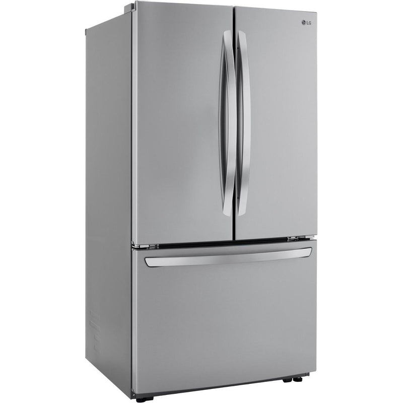 LG 36-inch, 23.0 cu. ft. French 3-Door Refrigerator with Smart Diagnosis LRFCC23D6S IMAGE 2