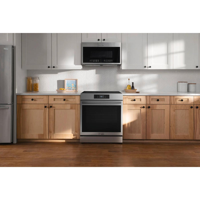 Frigidaire Gallery 30-inch Front Control Induction Range with Total Convection GCFI306CBF IMAGE 9