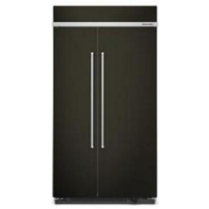 KitchenAid 25.5 cu. ft. Built-in Side-by-Side Refrigerator with Internal Ice Maker KBSN702MBS IMAGE 1
