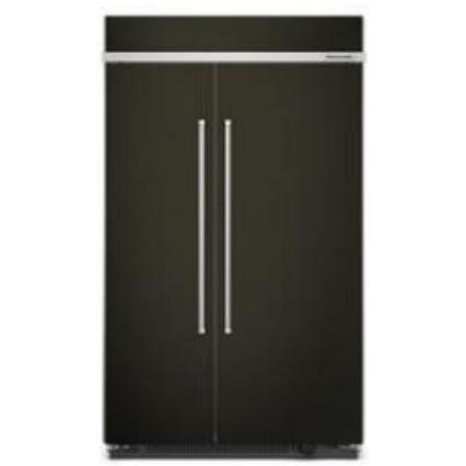 KitchenAid 48-inch, 30 cu. ft. Built-in Side-by-Side Refrigerator with Internal Ice Maker KBSN708MBS IMAGE 1