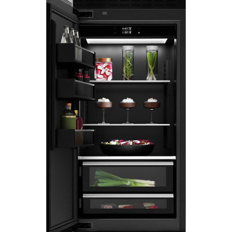 JennAir 30-inch, 16.3 cu.ft. Built-in Bottom Freezer Refrigerator with Obsidian Interior JBBFL30NMX IMAGE 2