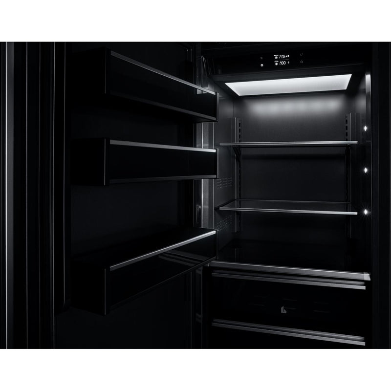 JennAir 30-inch, 16.3 cu.ft. Built-in Bottom Freezer Refrigerator with Obsidian Interior JBBFL30NMX IMAGE 4