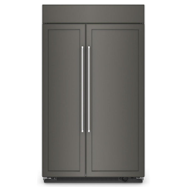 KitchenAid 48-inch, 30 cu. ft. Built-in Side-by-Side Refrigerator with Internal Ice Maker KBSN708MPA IMAGE 1