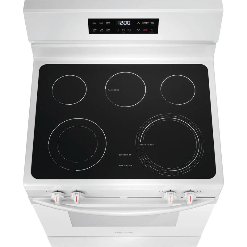 Frigidaire 30-inch Freestanding Electric Range with Even Baking Technology FCRE306CAW IMAGE 4