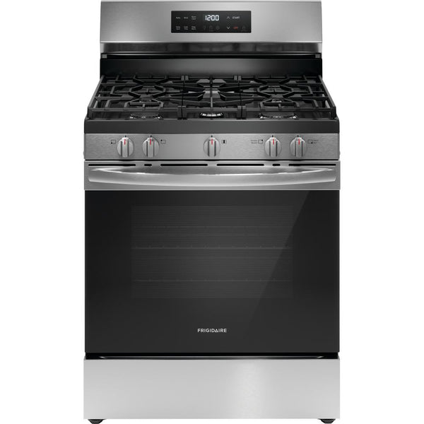 Frigidaire 30-inch Freestanding Gas Range with Even Baking Technology FCRG3062AS IMAGE 1